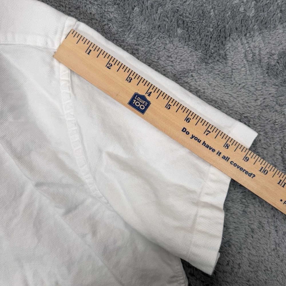 Proper Cloth Shirt Mens XL White 100% Cotton Short Sleeve Button Up - Picture 7 of 7